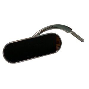 Arlen Ness Motorcycle Oval Micro Mirror Left Side Rear View Chrome